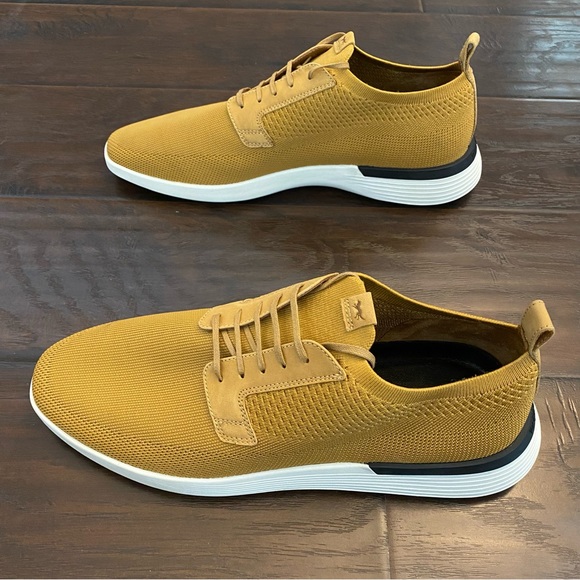 Without Box Wolf & Shepherd Mens SwiftKnit Brown & White Shoe Size variant - Picture 3 of 7